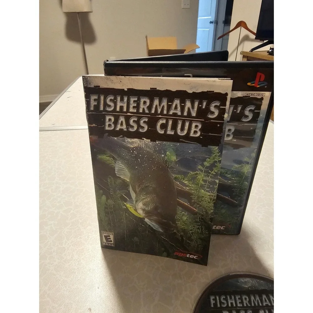 Fisherman's Bass Club Sony PlayStation 2 PS2 Game Agetec SLUS-20426 CIB NTSC